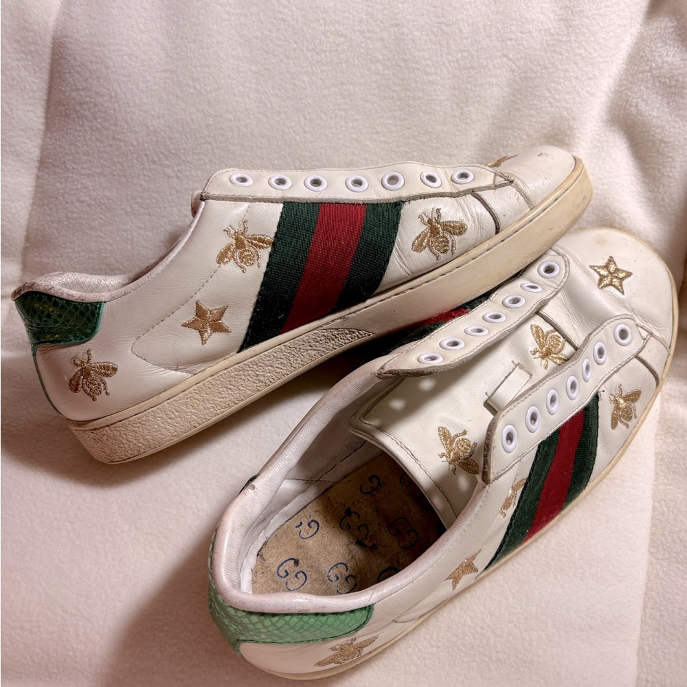 Unisex Gucci sneakers used size 41 Women’s 11 and Men’s US 8